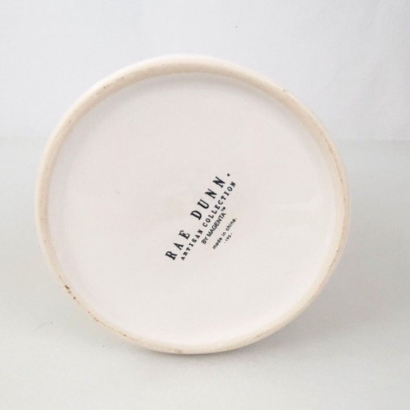 Discontinued Rae Dunn Farm Fresh Jug Vase Side Handles 9.5” EUC - Picture 9 of 10